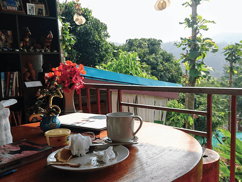 Thailand View From Balcony